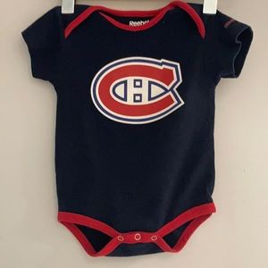 REBOOK Montreal Canadiens Onesie Size 3/6M